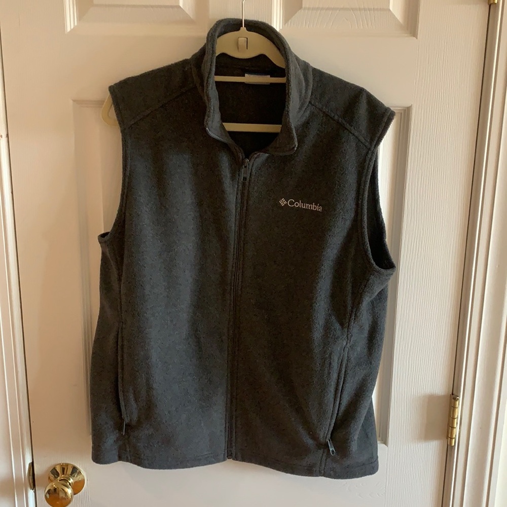 Men’s Columbia Full Zip Vest - Grey